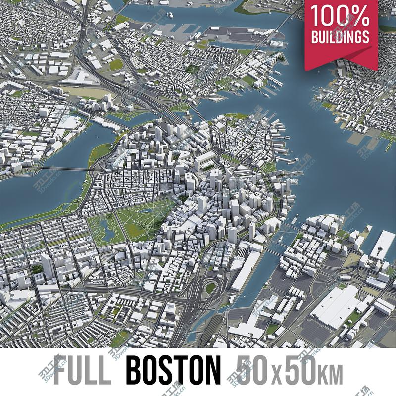 images/goods_img/202104094/Boston - city and surroundings 3D/1.jpg